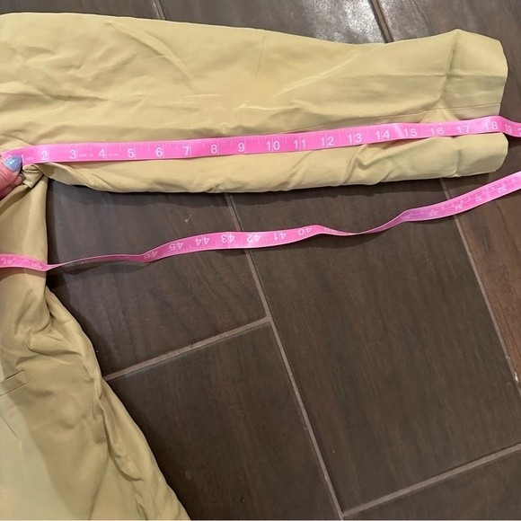 NWT Anthro Mon Renn Leone Khaki Notch Collar Long Sleeve Blazer Jacket XXL - Picture 13 of 17